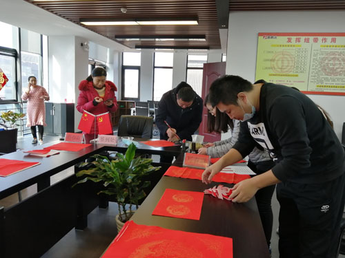 路鵬達公司開展 “迎新春、送溫暖、穩崗留工”工作