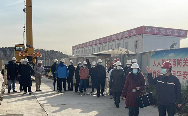 北京市檔案局調研組前往路鵬達公司 檔案館新館建設工程開展調研活動