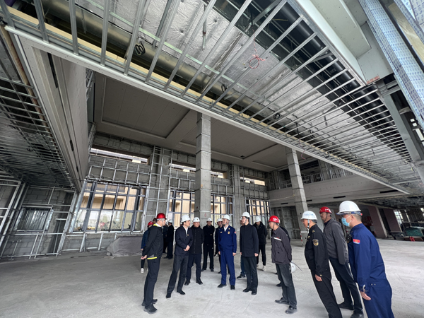 區領導赴檔案館新館建設工程施工 現場開展安全生產檢查工作