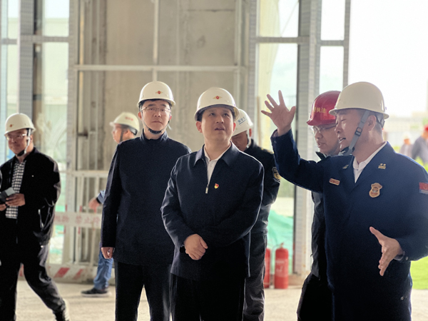 區領導赴檔案館新館建設工程施工 現場開展安全生產檢查工作