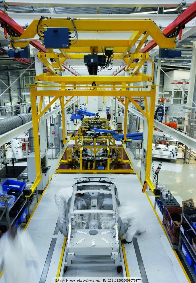汽車生產(chǎn)線圖片